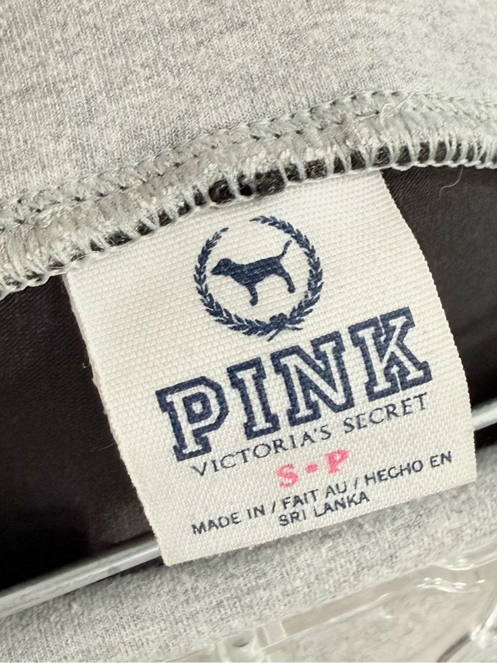 Y2K PINK Victoria's Secret Fold-Over Waist Yoga Pants Size Small - Sequin Logo